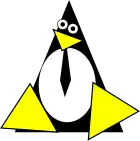 Description de l'image Smack-tux.svg.