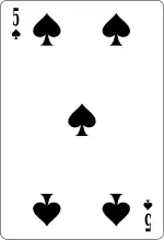 Cinq de pique