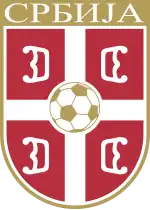 alt=Écusson de l' Équipe de Serbie