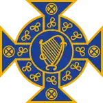 alt=Écusson de l' Équipe d'Irlande