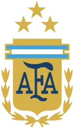 alt=Écusson de l' Équipe d'Argentine