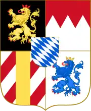 Description de l'image Arms of the Kingdom of Bavaria 1835-1918.svg.