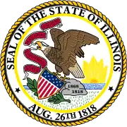 Description de l'image Seal of Illinois.svg.
