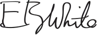 signature d'E. B. White