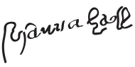 signature de Susanna Hall