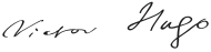 signature de Victor Hugo