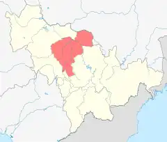 Localisation de Changchun