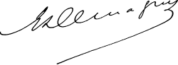 signature d'Émile Demagny