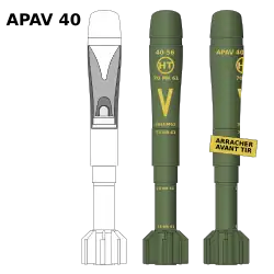 Image illustrative de l'article Grenade à fusil APAV 40