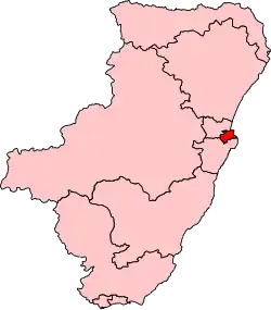 Carte de la circonscription