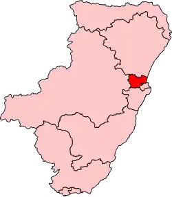 Carte de la circonscription