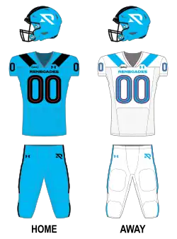 Description de l'image Arlington Renegades UFL Uniform (2024).svg.