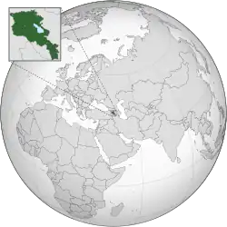 Description de l'image Armenia (orthographic projection).svg.