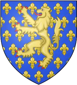 Description de l'image Arms of Beaumont (Baron Beaumont, 1309).svg.