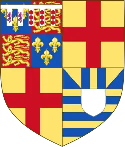 Description de l'image Arms of Edmund, Earl of Rutland.svg.