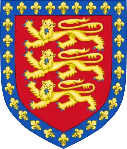 Description de l'image Arms of John of Eltham, Earl of Cornwall.svg.