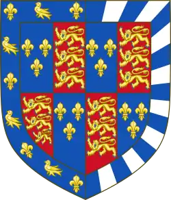 Description de l'image Arms of Lady Margaret Beaufort, Countess of Richmond.svg.