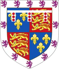 Description de l'image Arms of Richard of Conisburgh, 3rd Earl of Cambridge.svg.