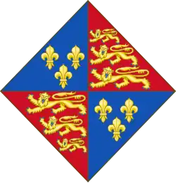 Description de l'image Arms of a Tudor Princess.svg.