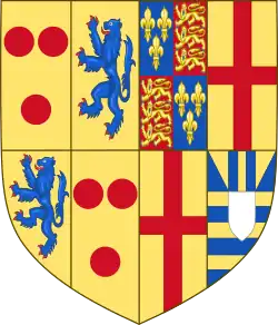 Description de l'image Arms of the Catherine of York, countess of Devon.svg.