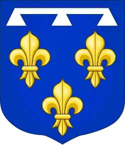 Description de l'image Arms of the Dukes of Orléans.svg.