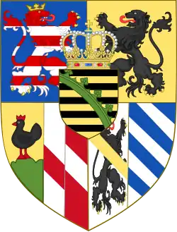 Description de l'image Arms of the Grand Duchy of Saxe-Weimar-Eisenach.svg.
