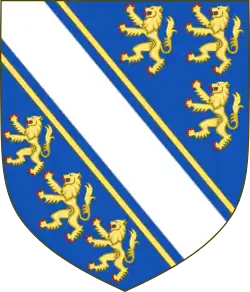 Description de l'image Arms of the House of de Bohun.svg.