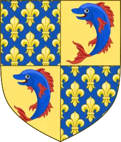 Description de l'image Arms of the dauphin Jean.svg.