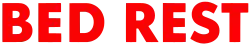 Description de l'image Bed Rest logo.svg.