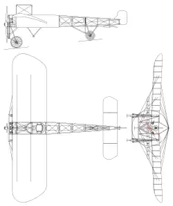 Description de l'image Blériot XI.svg.