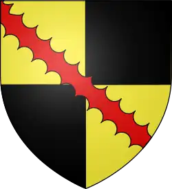 Description de l'image Blason Baudouin de Lens, Seigneur d'Annequin.svg.