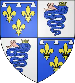 Description de l'image Blason Charles II d’Angoulême (1522-1545).svg.