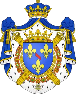 Description de l'image Blason du dernier prince de Condé.svg.