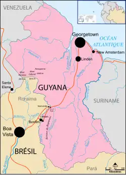Image illustrative de l’article Frontière entre le Brésil et le Guyana