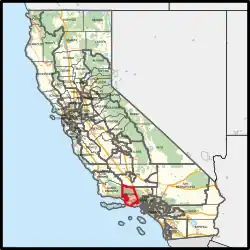 Description de l'image California's 26th congressional district (since 2023).svg.