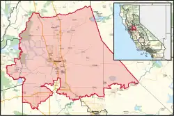 Description de l'image California's 9th congressional district (since 2023) (new version).svg.