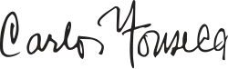 signature de Carlos Fonseca