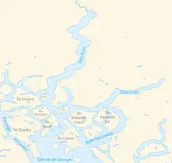 Carte de la baie Bute.