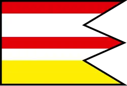 Drapeau de Červený Hrádok