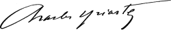 signature de Charles Yriarte