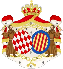 Description de l'image Coat of Arms of Antoinette, Princess of Monaco.svg.