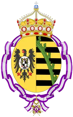 Description de l'image Coat of Arms of Augusta, German Empress (Order of María Luisa).svg.