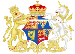 Description de l'image Coat of Arms of Charlotte Augusta Matilda, the Princess Royal.svg.