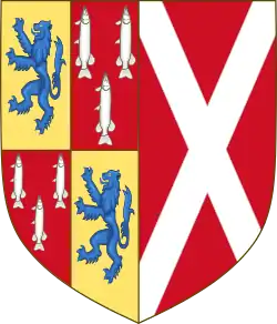 Description de l'image Coat of Arms of Eleanor Neville, Countess of Northumberland.svg.
