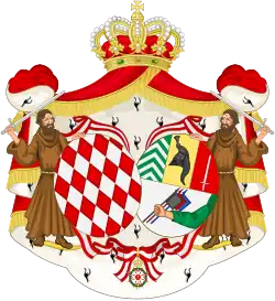 Description de l'image Coat of Arms of Ghislaine, Princess of Monaco.svg.