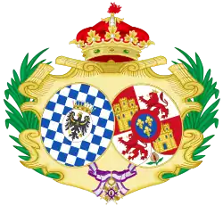Description de l'image Coat of Arms of Infanta Isabel Fernanda of Spain.svg.