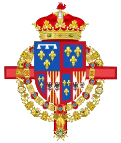 Description de l'image Coat of Arms of Infante Antonio of Spain (1866-1930), Duke of Galliera.svg.