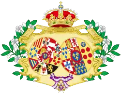Description de l'image Coat of Arms of Maria Antonia of Naples and Sicily, Princess of Asturias.svg.