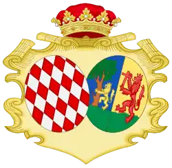 Description de l'image Coat of Arms of Maria Caterina, Princess of Monaco.svg.