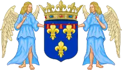 Description de l'image Coat of Arms of Prince Foulques, Count of Eu, Duke of Aumale.svg.
